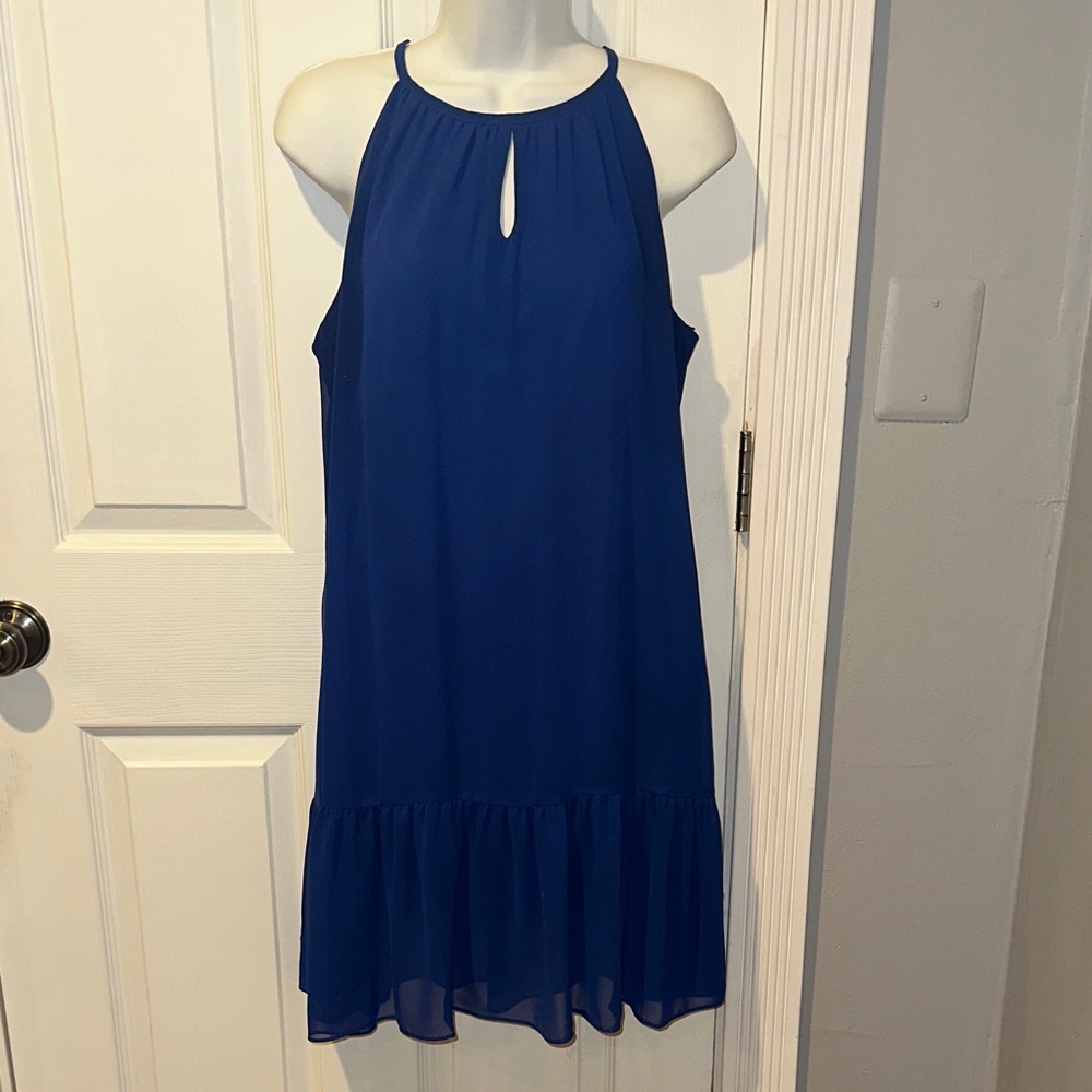 Roz & Ali Blue Halter Wedding Dress